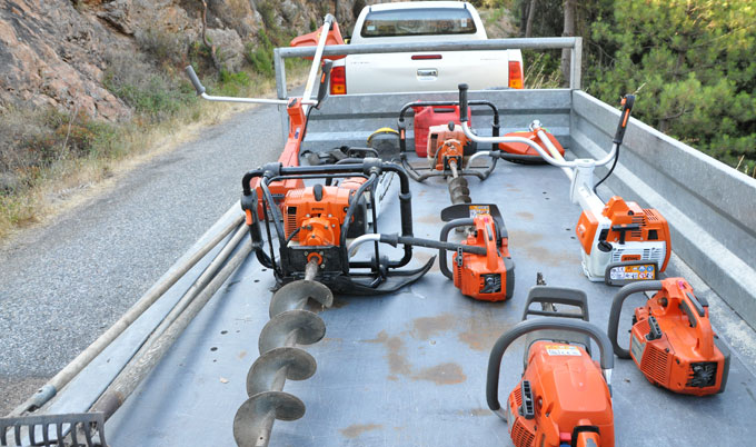 materiel de debrousaillage corse